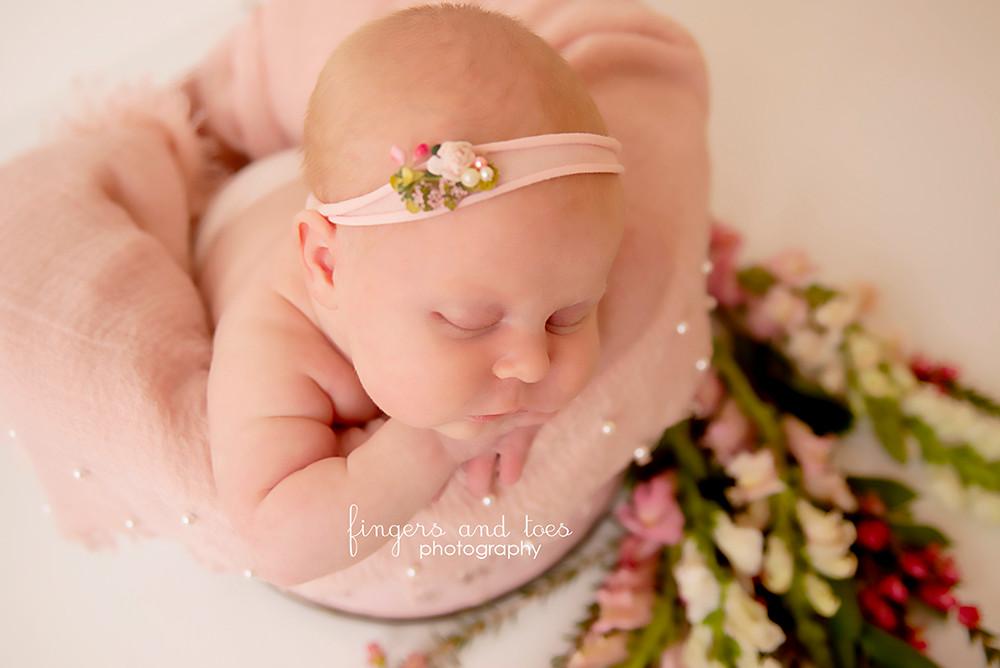 Floral Newborn Session | Raleigh, NC